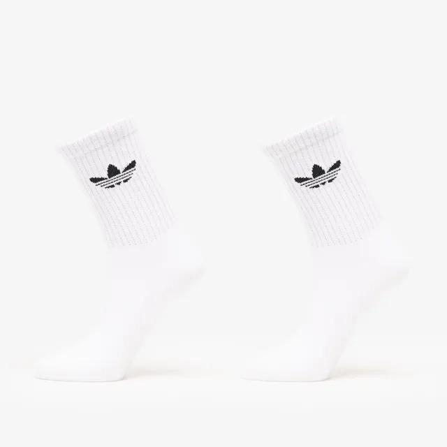 Adidas Reflective Crew Socks 2-Pack White/ Reflective Silver S