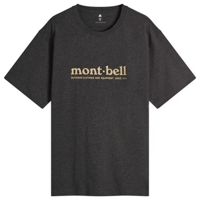 Montbell Men's Logo T-Shirt Dark Grey