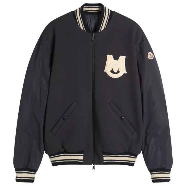 Moncler Men's Vennes Bomber Navy
