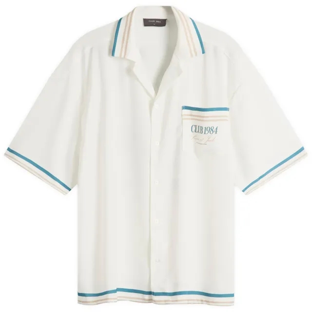 Club 1984 Men's Monte Carlo Vacation Shirt White