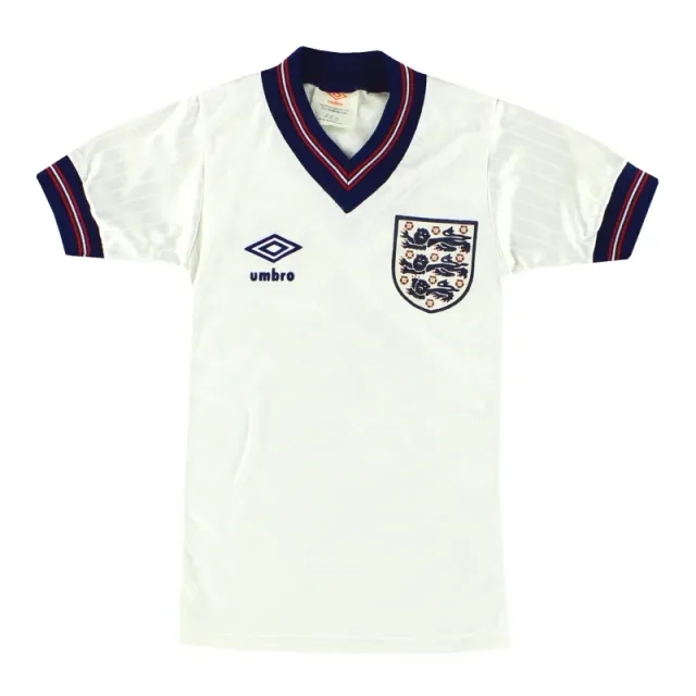 1984-87 England Umbro Home Shirt Y - England / Excellent / Youth