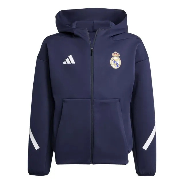 Real Madrid Jacket Anthem - Legend Ink Kids - ['Blue']