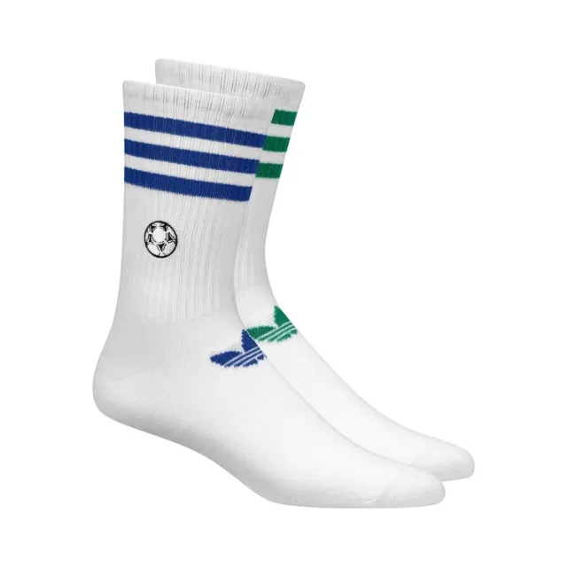 Adidas Ftball Cr S 2-Pack White/ Royal Blue/ Secogr S