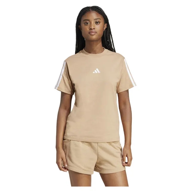 Adidas Essentials 3 Stripes Cotton Short Sleeve T-shirt