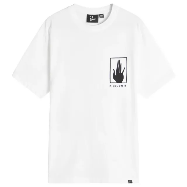 By Parra Men's Yoga Discounts T-Shirt White