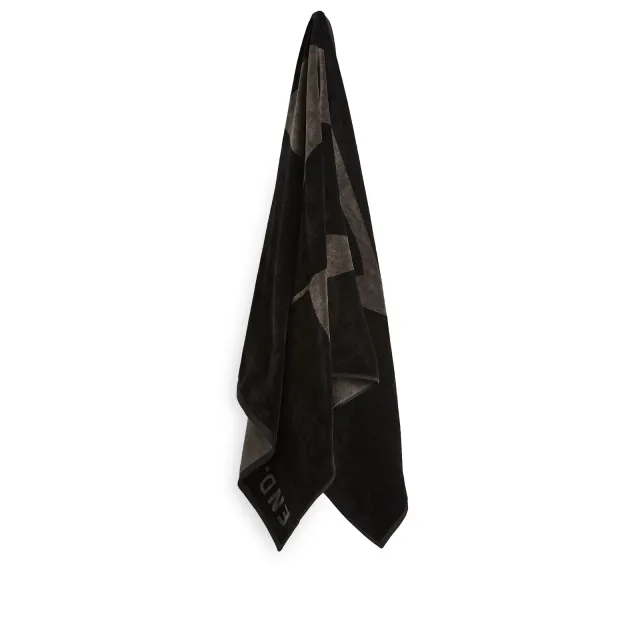 END. x and wander Towel Charcoal