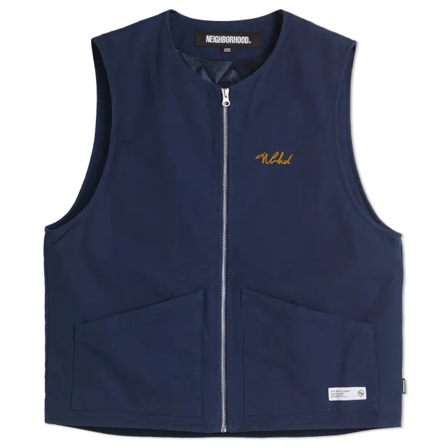 Neighborhood Men's Padded Work Vest Navy