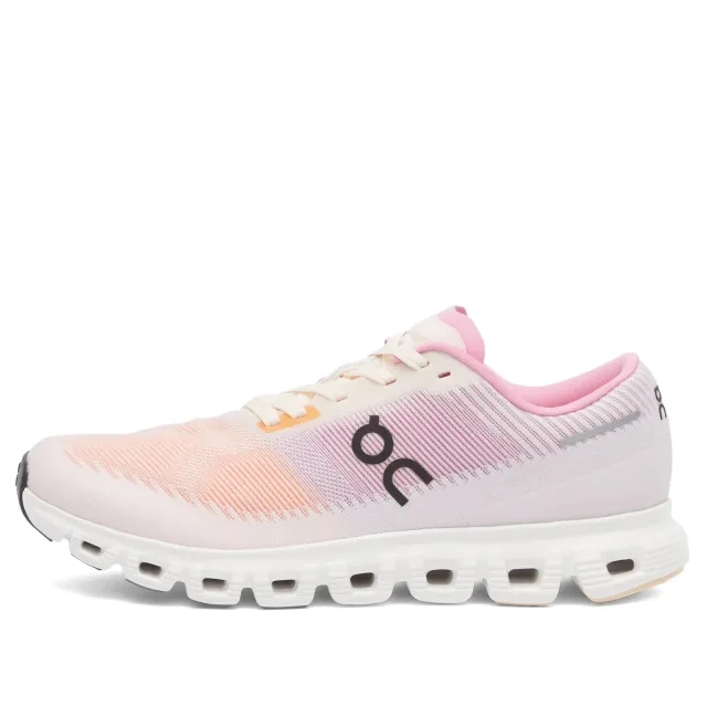 ON Women's Cloud 6 Push Sneaker Tangerine/Raspberry