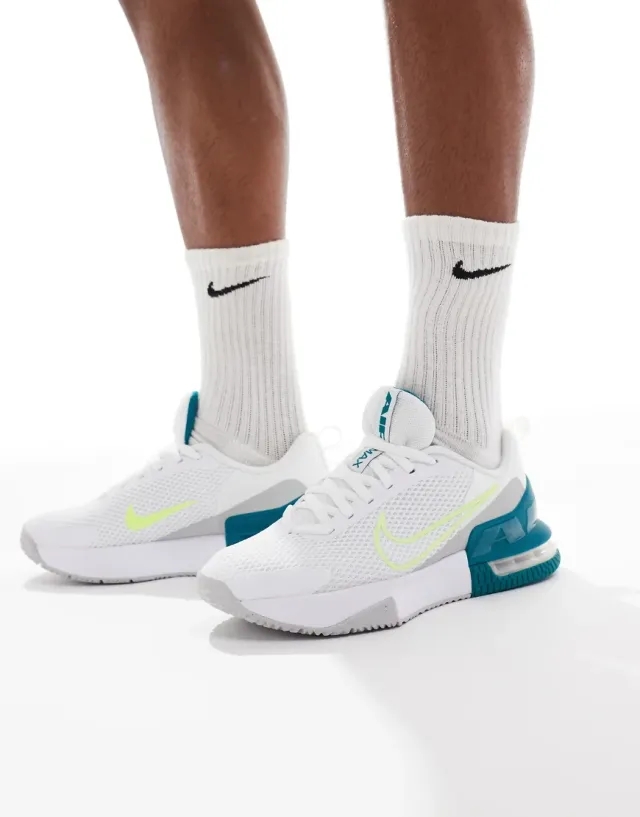 Nike Training Air Max Alpha 6 Trainers In White And Blue