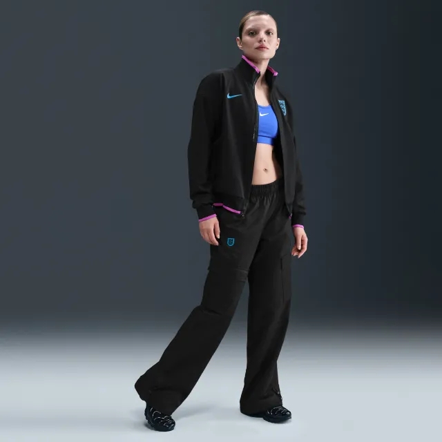 England Women's Nike Football Woven Cargo Pants - Black - Polyester