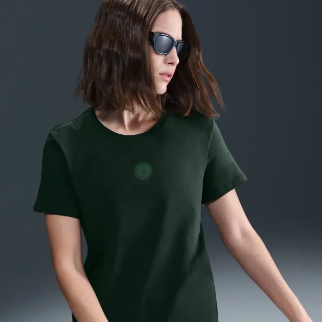 Chelsea F.C. Women's Nike Football T-Shirt - Green - Cotton