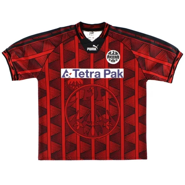 1995-96 Eintracht Frankfurt Puma Home Shirt L - Other German Clubs / Excellent / Large