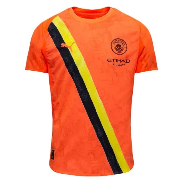 PUMA Kidsuper x Manchester City Authentic Jersey Men, Neon Sun/Black