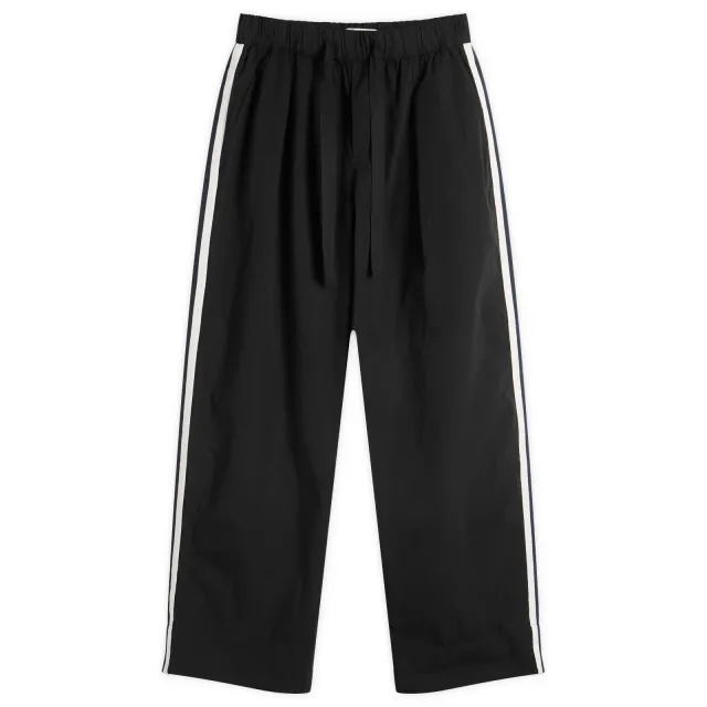 Tekla Fabrics Poplin Sleep Pant All Black