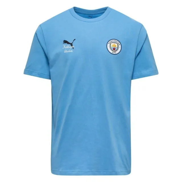 Manchester City T-Shirt Graphic Kidsuper Club World Cup 2025 - Team Light Blue - ['Blue']