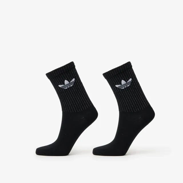 Adidas Reflective Crew Socks 2-Pack Black/ Reflective Silver/ Putty Mauve M