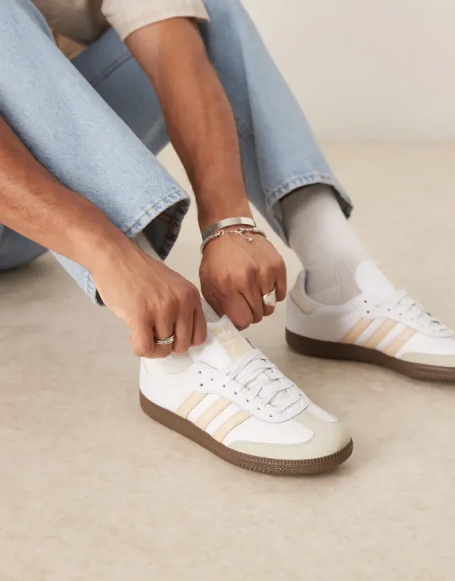 Sneakers Adidas Samba Og W Ftw White/ Sand Strata/ Off White Eur 41 1/3