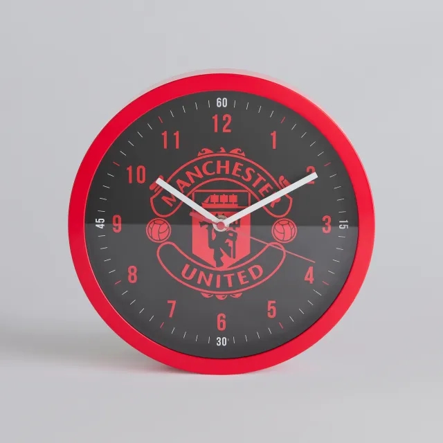 Manchester United Wall Clock Black