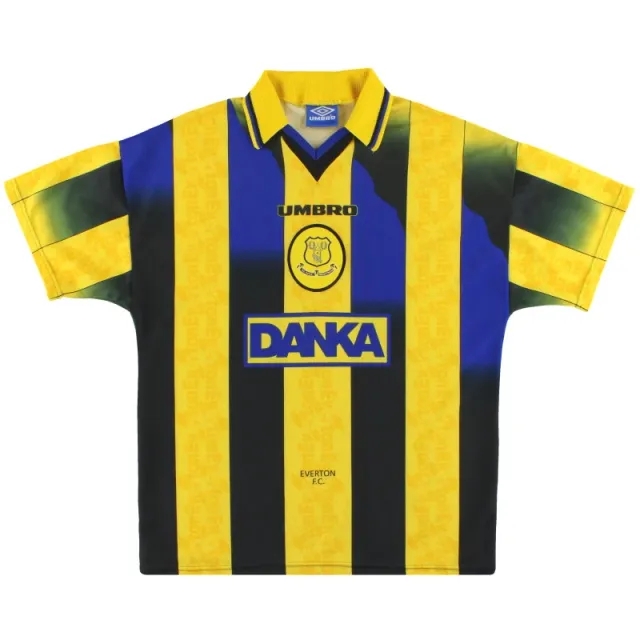 1996-98 Everton Umbro Away Shirt *Mint* L - Everton / Mint / Large