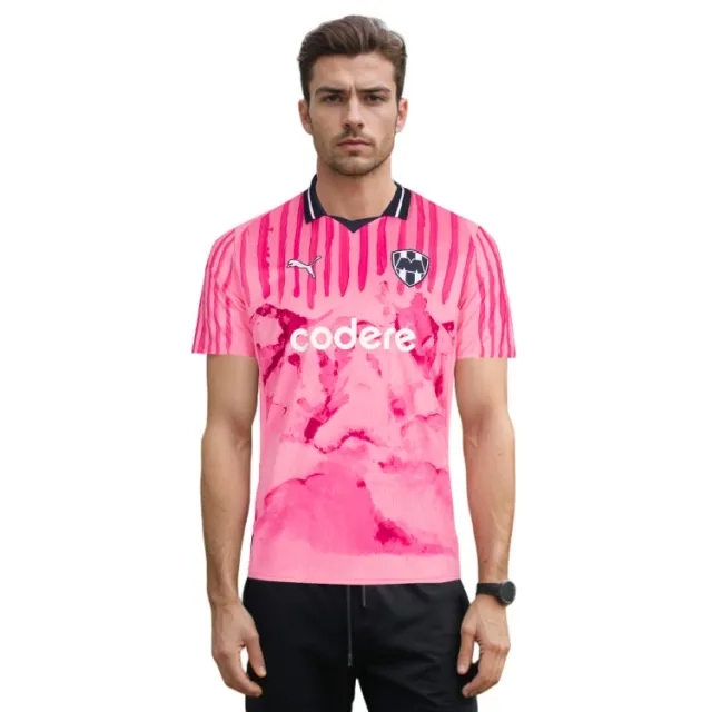 PUMA Kidsuper x Cf Monterrey Jersey Men, Fast Pink/White