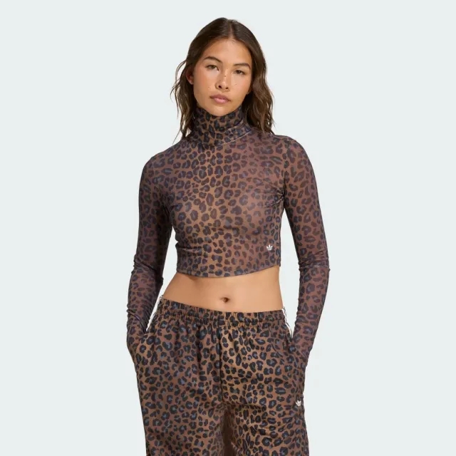 adidas Leopard Long Sleeve Tee