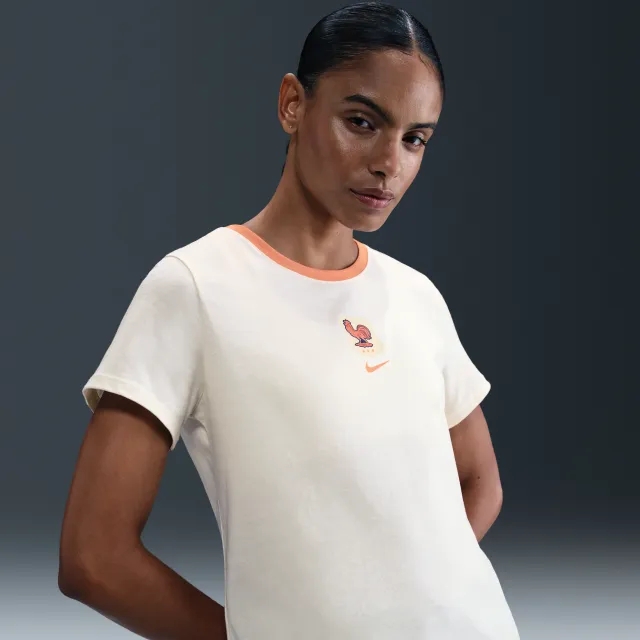 FFF Women's Nike Football T-Shirt - Brown - Cotton