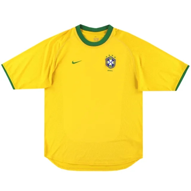 2000-02 Brazil Nike Home Shirt L - Brazil / Excellent / Large