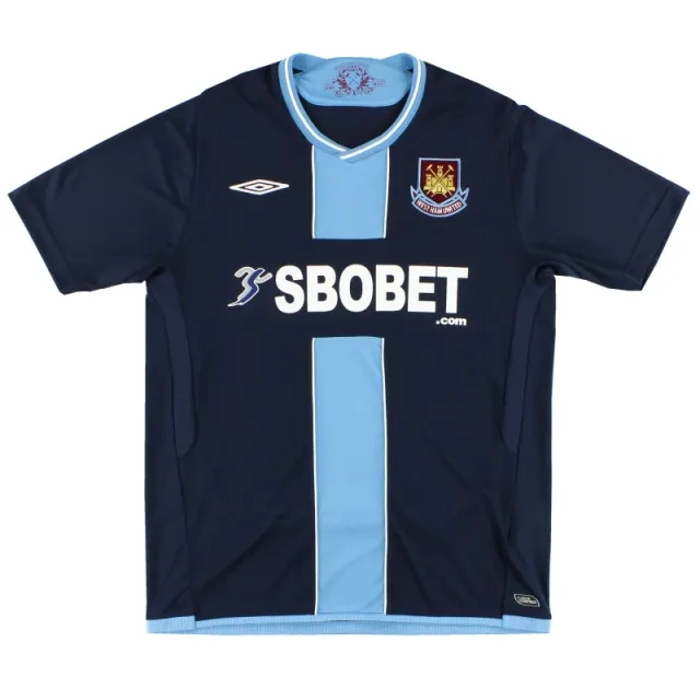 2009-10 West Ham Umbro Away Shirt XXL - West Ham / Excellent / XXL