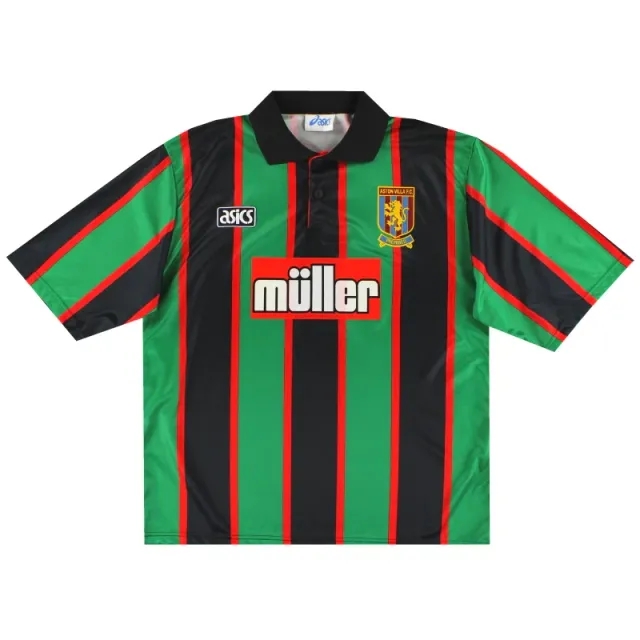 1993-95 Aston Villa Asics Away Shirt *As New* XL - Aston Villa / As New / XL