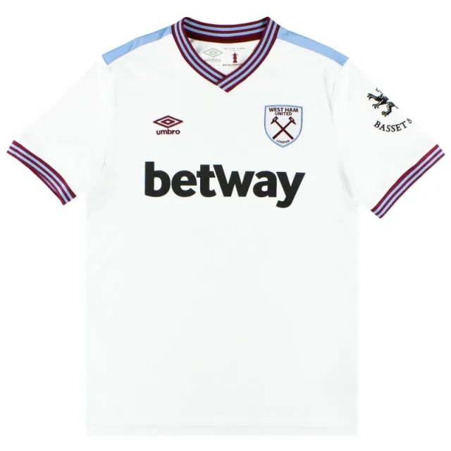 2019-20 West Ham Umbro Away Shirt XXXL - West Ham / Excellent / XXXL