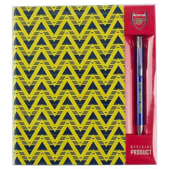 Arsenal Bruised Banana Notebook and Pen Set, Multicolor