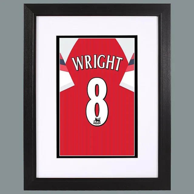 Arsenal Wright 8 Framed Retro Shirt Print, Multicolor