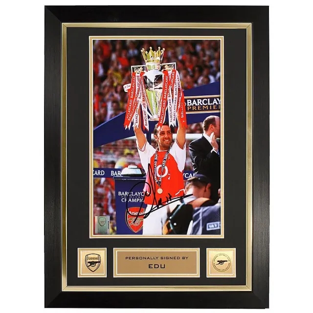 Arsenal Framed Signed Edu Print, Multicolor