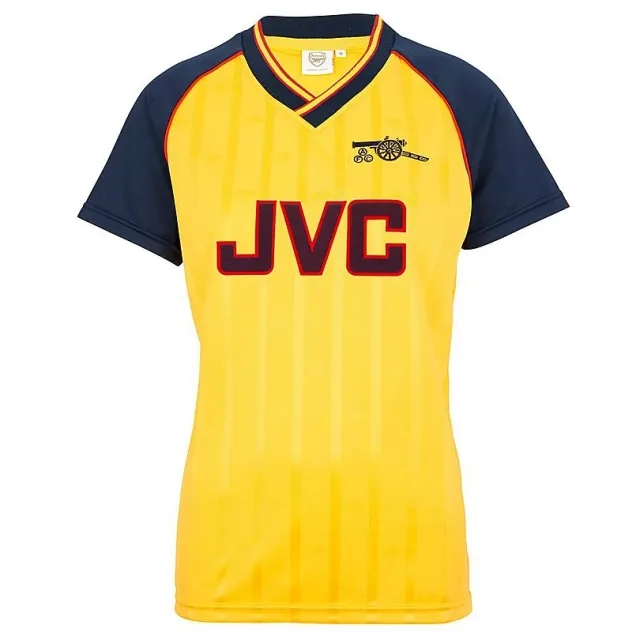 Arsenal Womens Retro 88-89 Away Shirt, Multicolor