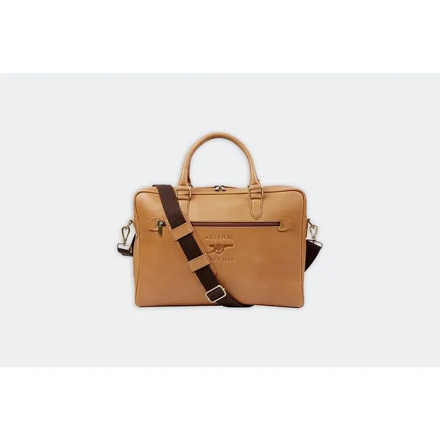 Arsenal Premium Leather Laptop Bag, Multicolor