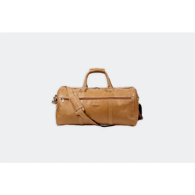 Arsenal Premium Leather Holdall, Multicolor