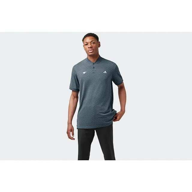 Arsenal adidas Golf Tour Grey Polo Shirt, Multicolor