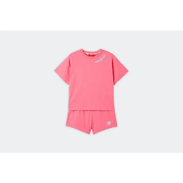 Arsenal Girls Pink Pyjamas, Multicolor