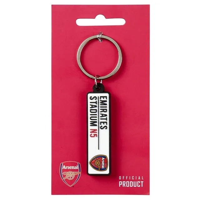 Arsenal Street Sign Keyring, Multicolor