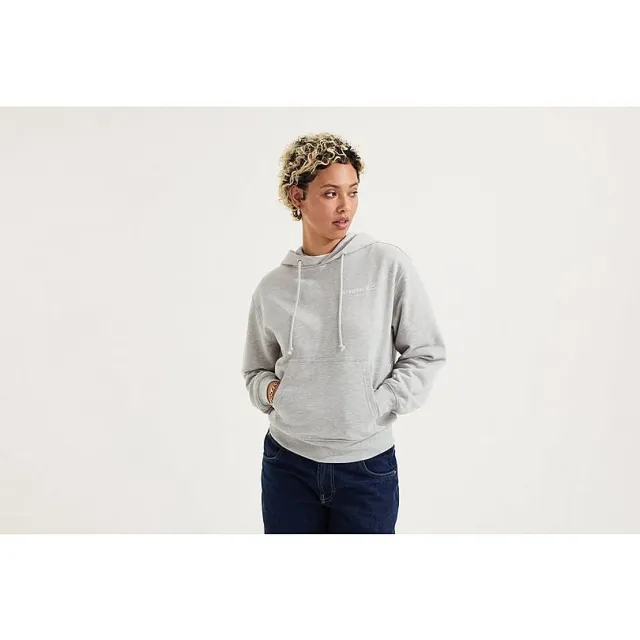 Arsenal Womens Essentials Grey Chapman Hoodie, Multicolor