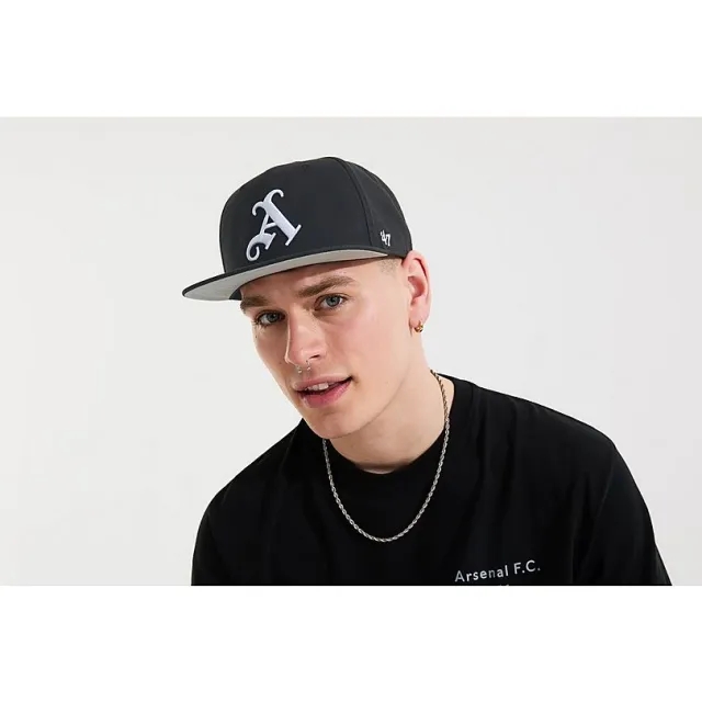 Arsenal 47 Black Snapback Gothic A Cap, Multicolor