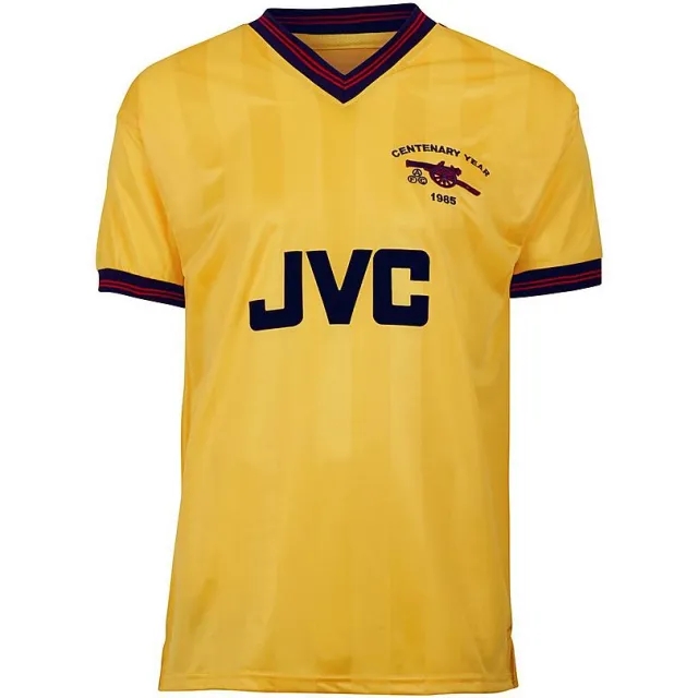 Arsenal Retro 1985 Centenary Away Shirt, Multicolor