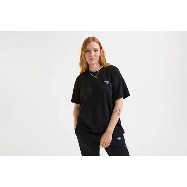 Arsenal Womens Essentials Black Cannon T-Shirt, Multicolor