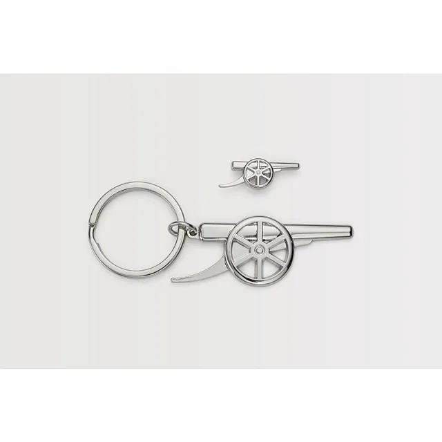Arsenal Cannon Keyring and Badge Set, Multicolor