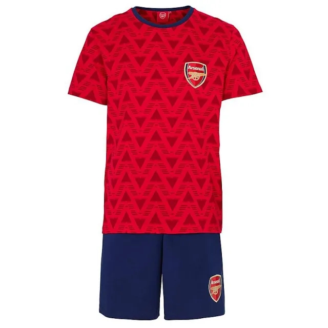 Arsenal Red Bruised Banana Shorts Pyjama, Multicolor