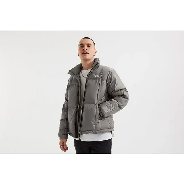 Arsenal Grey Cannon Puffer Jacket, Multicolor