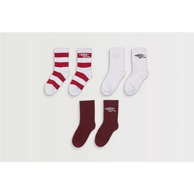 Arsenal Kids Essentials 3pk Cannon Socks, Multicolor