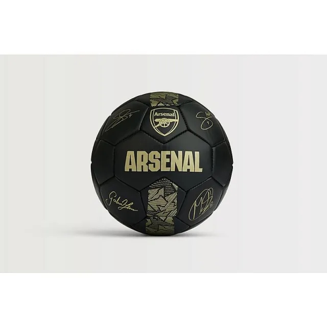 Arsenal 23/24 Size 1 Black Signature Football, Multicolor