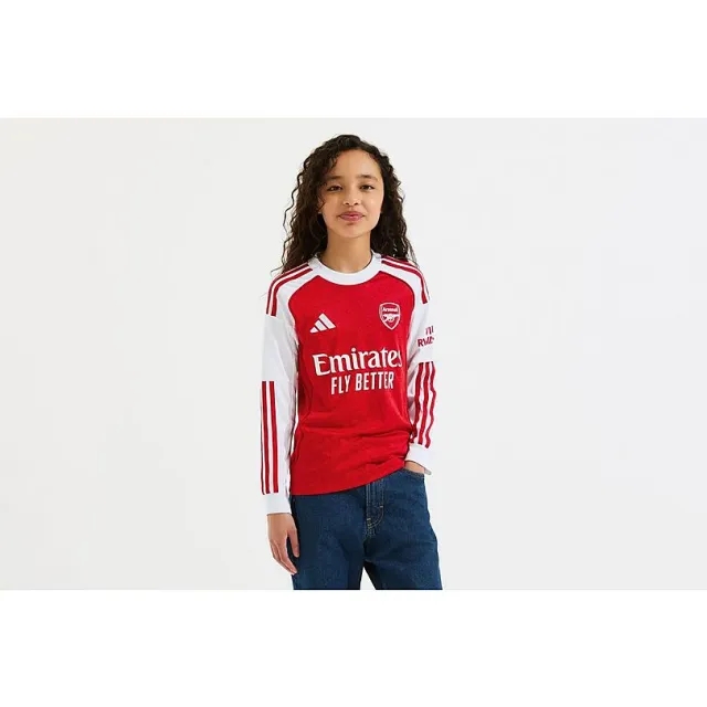 Arsenal adidas Kids 25/26 Long Sleeved Home Shirt, Multicolor