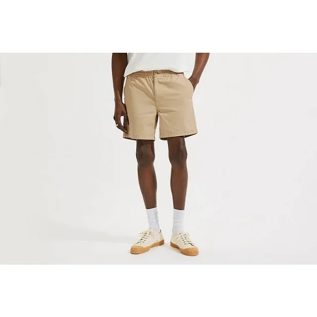 Arsenal Beige Cannon Cotton Shorts, Multicolor
